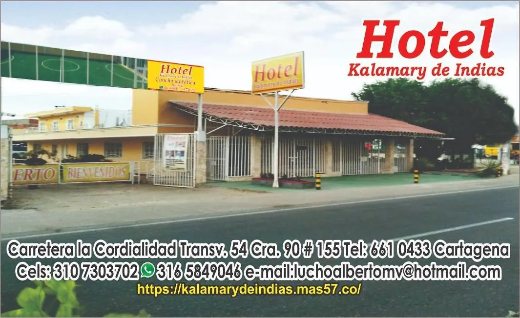 Hotel Kalamary De Indias location